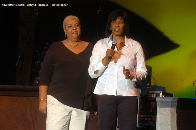 Portia Simpson-Miller, O.N.,M.P., Prime Minister of Jamaica - Aloun Ndombet - Assamba - Minister of Tourism, Entertainment and Culture - Carrole A. M. Guntley, C.D., J.P., Director General, Ministry of Tourism @ The Aqueduct on Rose Hall - Friday, January 26, 2007 - 10th Anniversary - Air Jamaica Jazz & Blues Festival 2007 - The Art of Music - Tuesday, January 23 - Saturday, January 27, 2007, The Aqueduct on Rose Hall, Montego Bay, Jamaica - Negril Travel Guide, Negril Jamaica WI - http://www.negriltravelguide.com - info@negriltravelguide.com...!