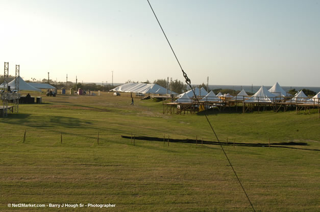 The Aqueduct Venue Under Construction - Monday, January 22th - 10th Anniversary - Air Jamaica Jazz & Blues Festival 2007 - The Art of Music - Tuesday, January 23 - Saturday, January 27, 2007, The Aqueduct on Rose Hall, Montego Bay, Jamaica - Negril Travel Guide, Negril Jamaica WI - http://www.negriltravelguide.com - info@negriltravelguide.com...!
