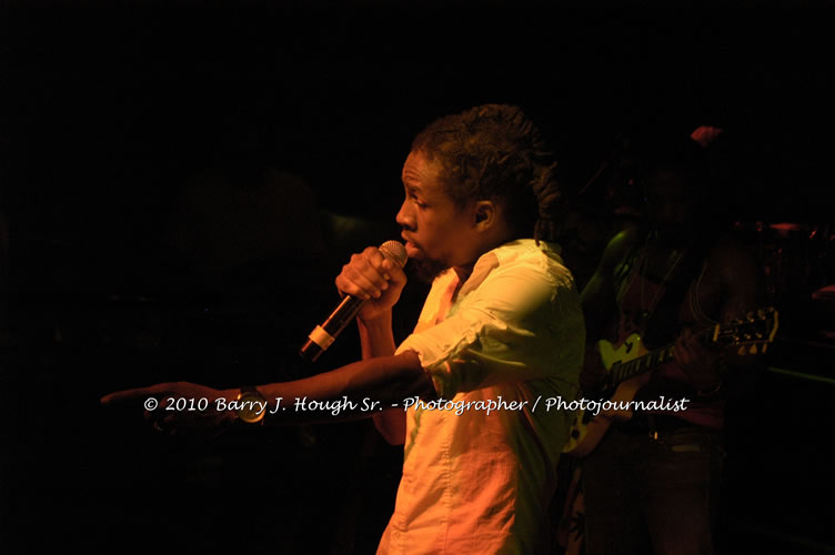 JAH Cure - Live In Concert @ Negril Escape Resort and Spa, December 15, 2009, One Love Drive, West End, Negril, Westmoreland, Jamaica W.I. - Photographs by Net2Market.com - Barry J. Hough Sr, Photographer/Photojournalist - Negril Travel Guide, Negril Jamaica WI - http://www.negriltravelguide.com - info@negriltravelguide.com...!