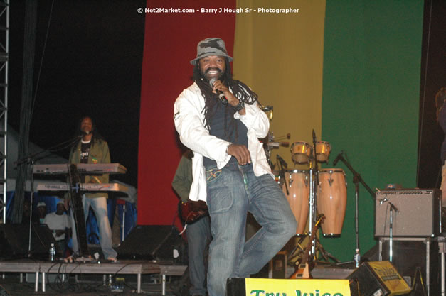 Tony Rebel at Tru-Juice Rebel Salute 2008 - The 15th staging of Tru-Juice Rebel Salute, Saturday, January 12, 2008, Port Kaiser Sports Club, St. Elizabeth, Jamaica W.I. - Photographs by Net2Market.com - Barry J. Hough Sr, Photographer - Negril Travel Guide, Negril Jamaica WI - http://www.negriltravelguide.com - info@negriltravelguide.com...!