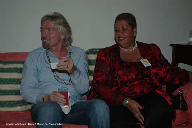 Arrival of Virgin Atlantic Inaugural Flight To Montego Bay, Jamaica Photos - Sir Richard Branson, President & Family, and 450 Passengers - Arrival at Sangster Internation Airport, Montego Bay, Jamaica - Monday, July 3, 2006 - Negril Travel Guide, Negril Jamaica WI - http://www.negriltravelguide.com - info@negriltravelguide.com...!